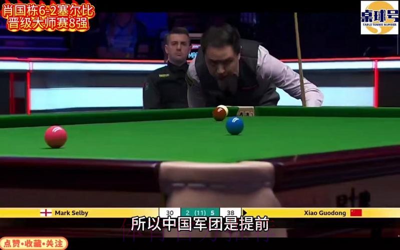 肖国栋6比2胜塞尔比晋级斯诺克大师赛8强